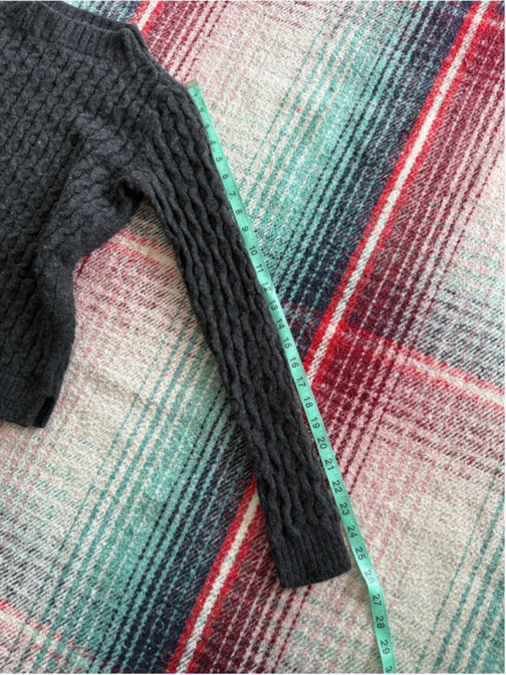 Theory Charcoal Cable Knit Turtleneck Sweater - Picture 8 of 8